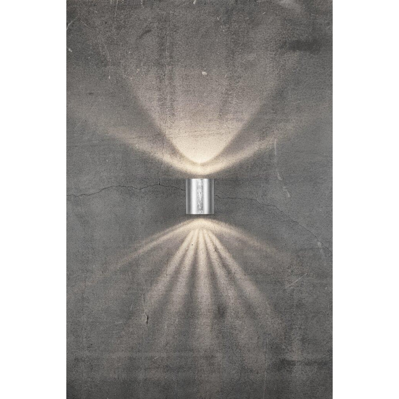 Wall lamp CANTO 2 2X6W LED IP44 galvanized 49701031 Nordlux