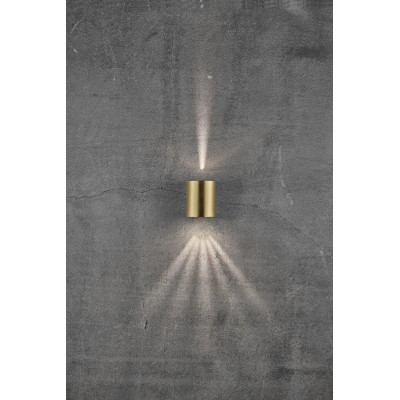 Kinkiet CANTO 2 2X6W LED IP44 mosiądz 49701035 Nordlux
