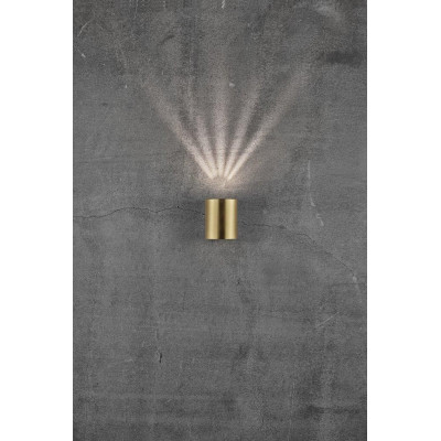 Wall lamp CANTO 2 2X6W LED IP44 brass 49701035 Nordlux