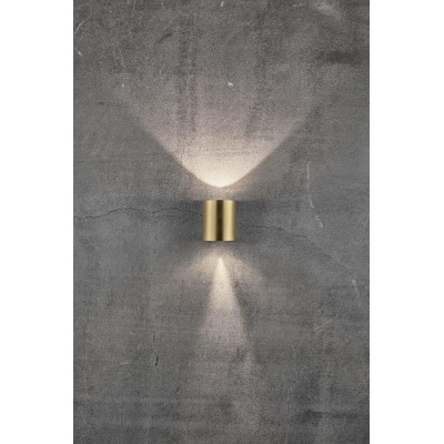 Wall lamp CANTO 2 2X6W LED IP44 brass 49701035 Nordlux