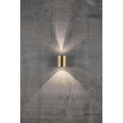 Wall lamp CANTO 2 2X6W LED IP44 brass 49701035 Nordlux