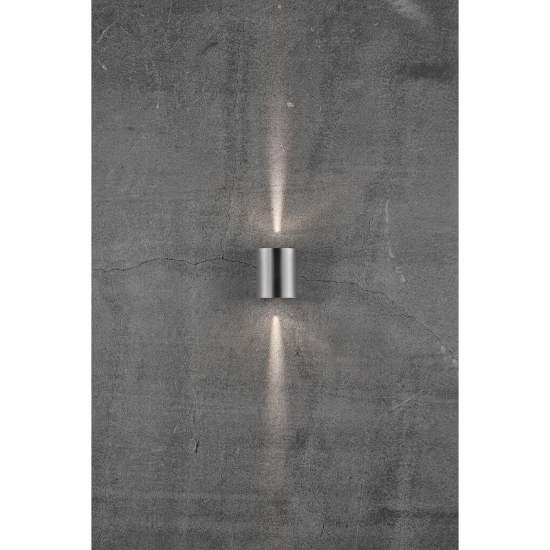 Wall lamp CANTO 2 2X6W LED IP44 stainless steel 49701034 Nordlux