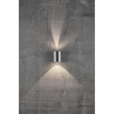 Kinkiet CANTO 2 2X6W LED IP44 stal nierdzewna 49701034 Nordlux