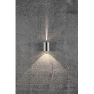 Wall lamp CANTO 2 2X6W LED IP44 stainless steel 49701034 Nordlux