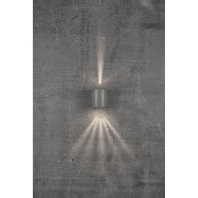 Kinkiet CANTO 2 2X6W LED IP44 szary 49701010 Nordlux