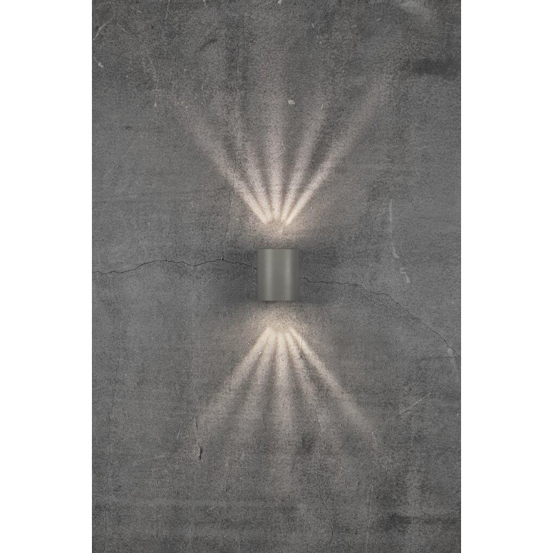 Wall lamp CANTO 2 2X6W LED IP44 gray 49701010 Nordlux