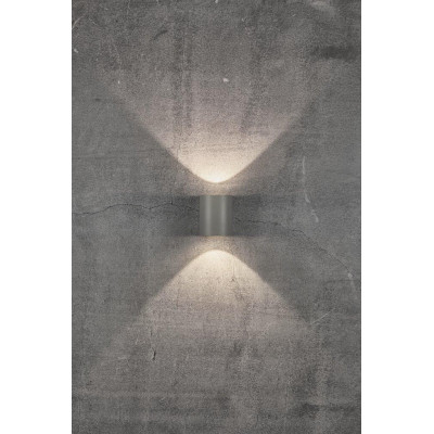 Kinkiet CANTO 2 2X6W LED IP44 szary 49701010 Nordlux
