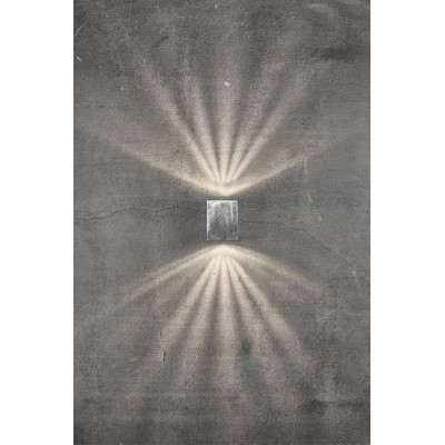 Wall lamp CANTO 2 2X5W LED IP44 galvanized 49701031 Nordlux