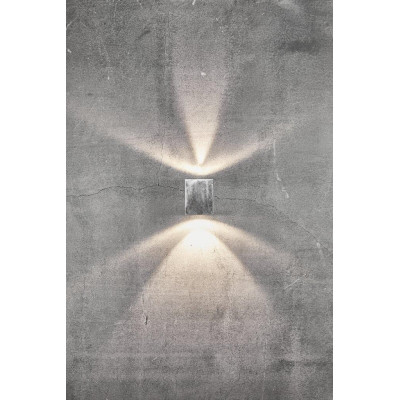 Wall lamp CANTO 2 2X5W LED IP44 galvanized 49701031 Nordlux