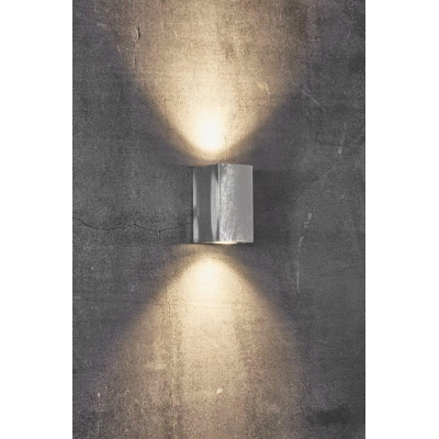 Wall lamp CANTO MAXI KUBI 2 2X28W GU10 IP44 galvanized 49731031 Nordlux