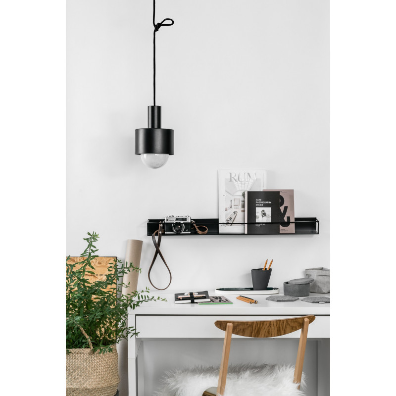 ENKEL 1 czarna sufitowa lampa wisząca