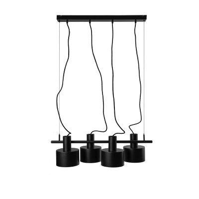 ENKEL 4 large black pendant lamp with adjustable light direction – UMMO