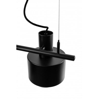 ENKEL 4 czarna sufitowa lampa wisząca