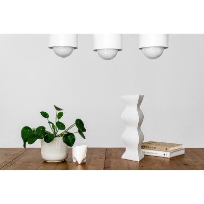 ENKEL 3 biała sufitowa lampa wisząca