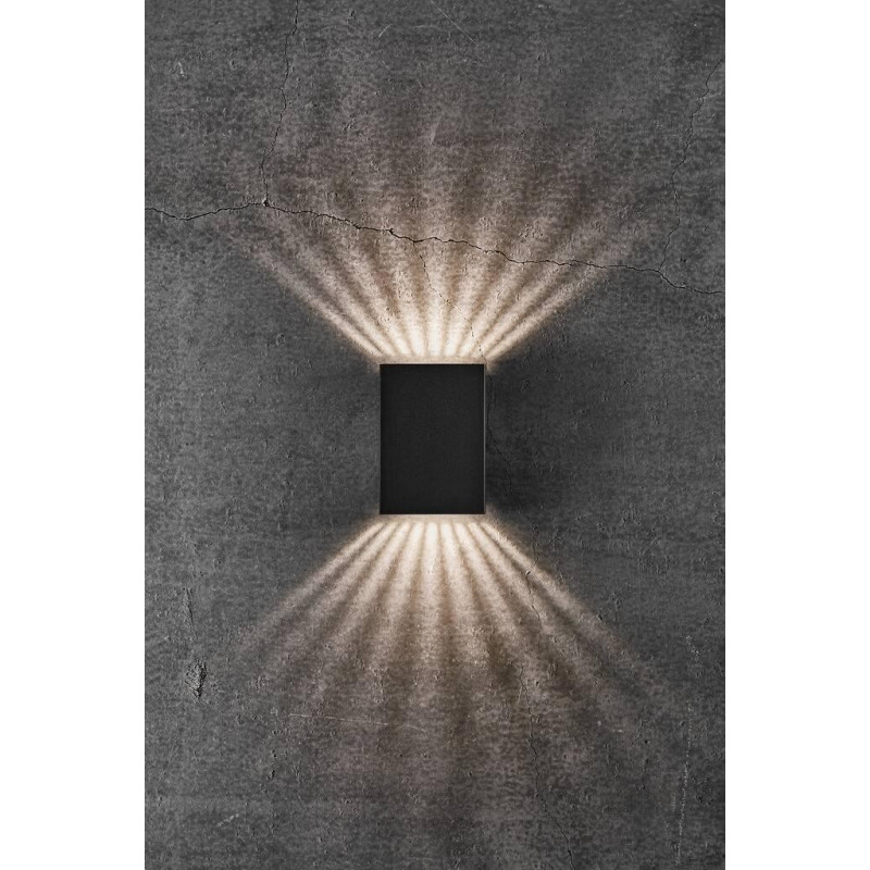 Wall lamp FOLD 10 2X3.5W LED IP54 black 2019041003 Nordlux