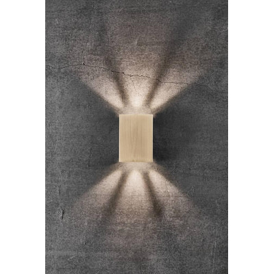 Kinkiet FOLD 10 2X3,5W LED IP54 mosiądz 2019041035 Nordlux