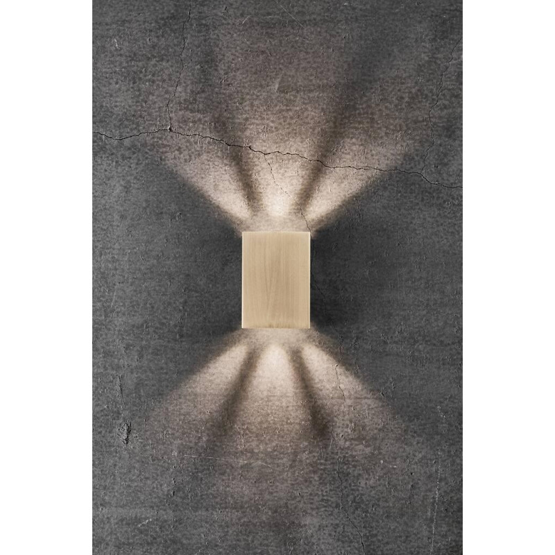 Wall lamp FOLD 10 2X3.5W LED IP54 brass 2019041035 Nordlux