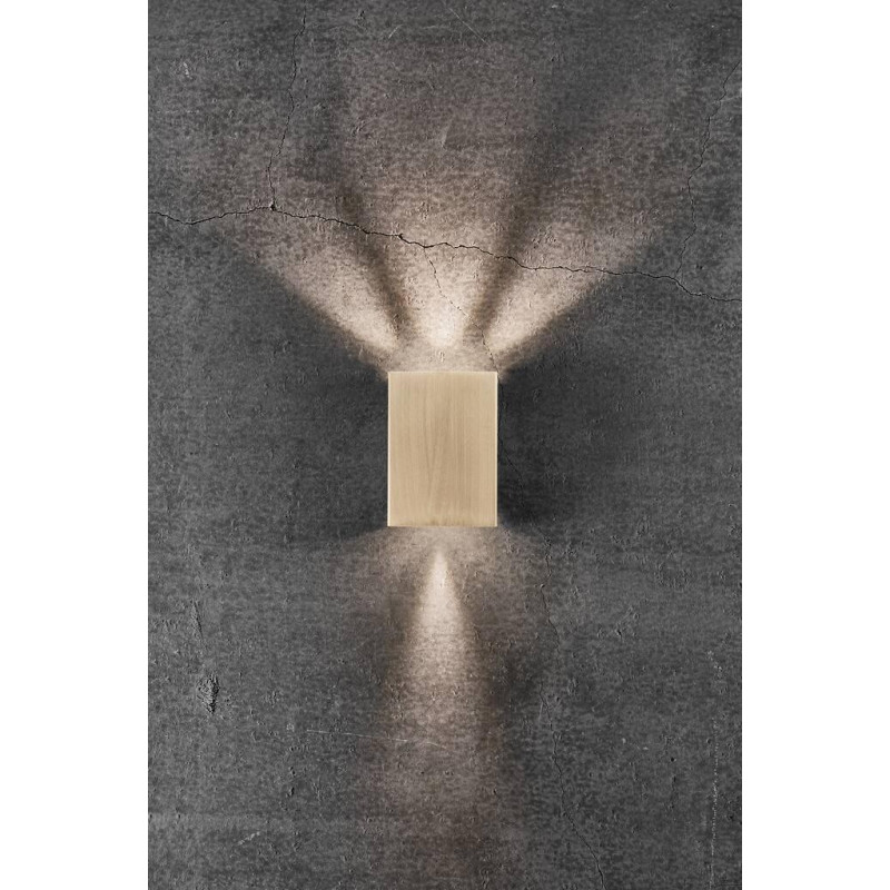 Wall lamp FOLD 10 2X3.5W LED IP54 brass 2019041035 Nordlux