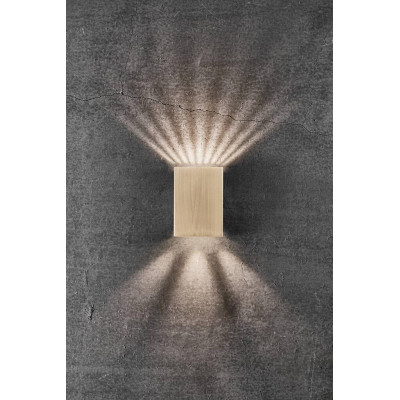 Kinkiet FOLD 10 2X3,5W LED IP54 mosiądz 2019041035 Nordlux