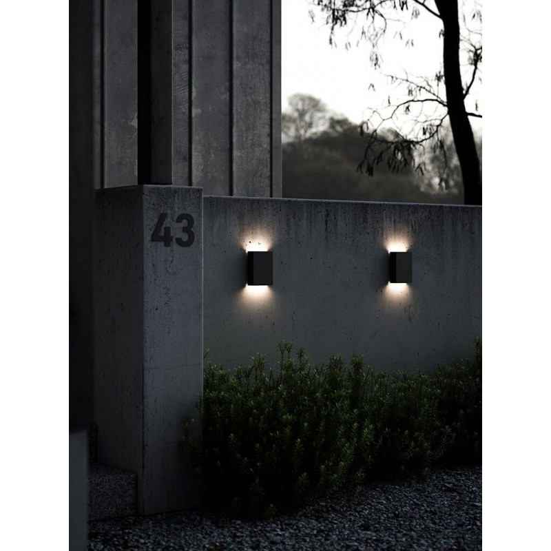 Wall lamp FOLD 15 2X3.5W LED IP54 black 2019051003 Nordlux