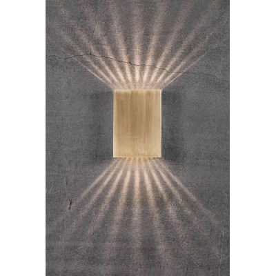 Kinkiet FOLD 15 2x5W LED IP54 mosiądz 2019051035 Nordlux