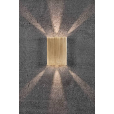 Kinkiet FOLD 15 2x5W LED IP54 mosiądz 2019051035 Nordlux