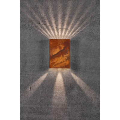 Kinkiet FOLD 15 2x5W LED IP54 rdzawy 2019051038 Nordlux