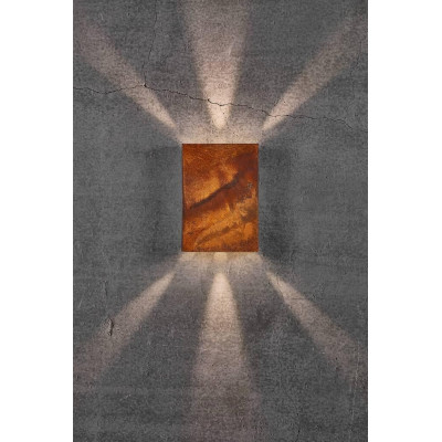 Kinkiet FOLD 15 2x5W LED IP54 rdzawy 2019051038 Nordlux