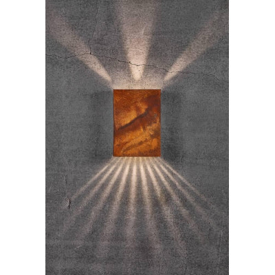 Kinkiet FOLD 15 2x5W LED IP54 rdzawy 2019051038 Nordlux