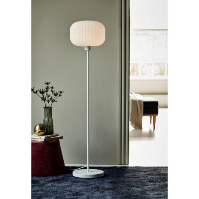 Lampa podłogowa / stojąca Milford E27 40W biała 48924001 Nordlux