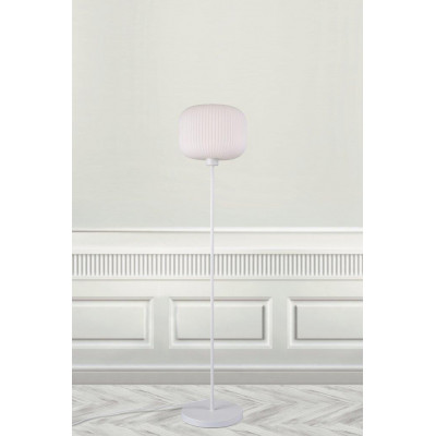 Lampa podłogowa / stojąca Milford E27 40W biała 48924001 Nordlux