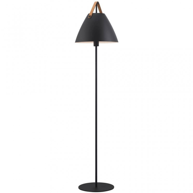 Floor / standing lamp STRAP E27 40W black 46234003 Nordlux