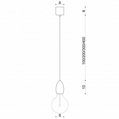 Loft eco line A lampa wisząca