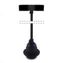Czarna lampa do zawieszenia klosza lub abażuru zawiesie do abażuru z czarnym przewodem KOLOROWE KABLE