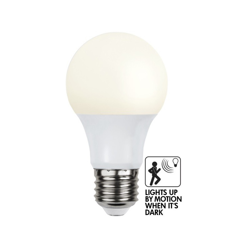 Lampa LED z czujnikiem ruchu A60 E27 9,2W 2700K Star Trading