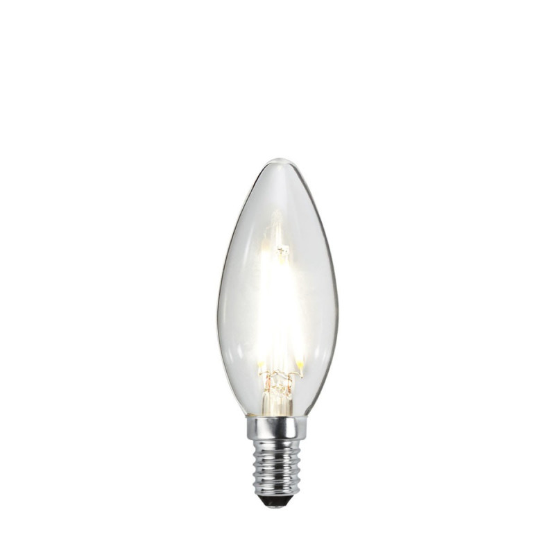 CLEAR LED Bulb E14 C35 2.3W 4000K Natural White Light Star Trading