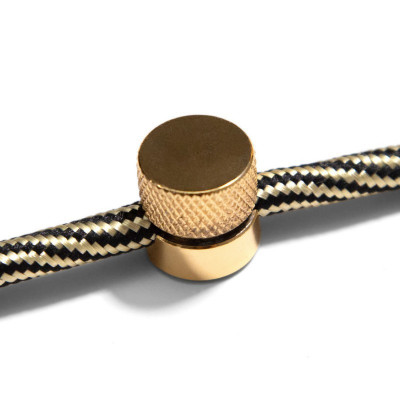 UCHWYT PRZEWODU DO INSTALACJI NATYNKOWEJ UCHWYT DO KABLA Sarè - Mosiądz FCM01GO Creative Cable