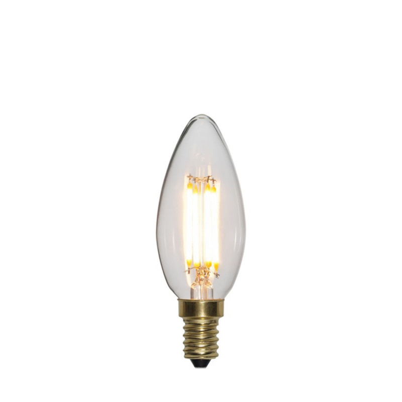 SOFT GLOW 3 power levels, E14 C35 4W 2100K LED decorative bulb Star Trading