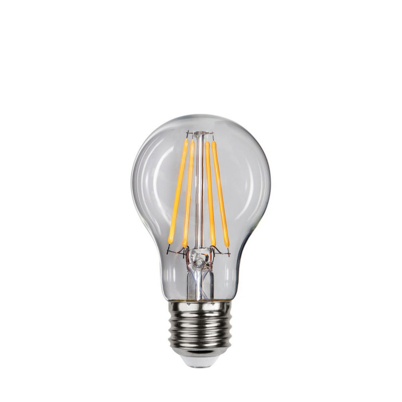 DECOLED SPIRAL CLEAR 3 Power Levels, A60 6.5W 3000K LED Decorative Light Bulb Star Trading