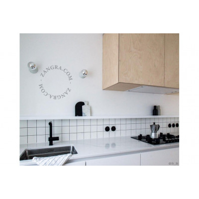 Lampa sufitowa / ścienna biała porcelanowa light.001.005, E27 Zangra
