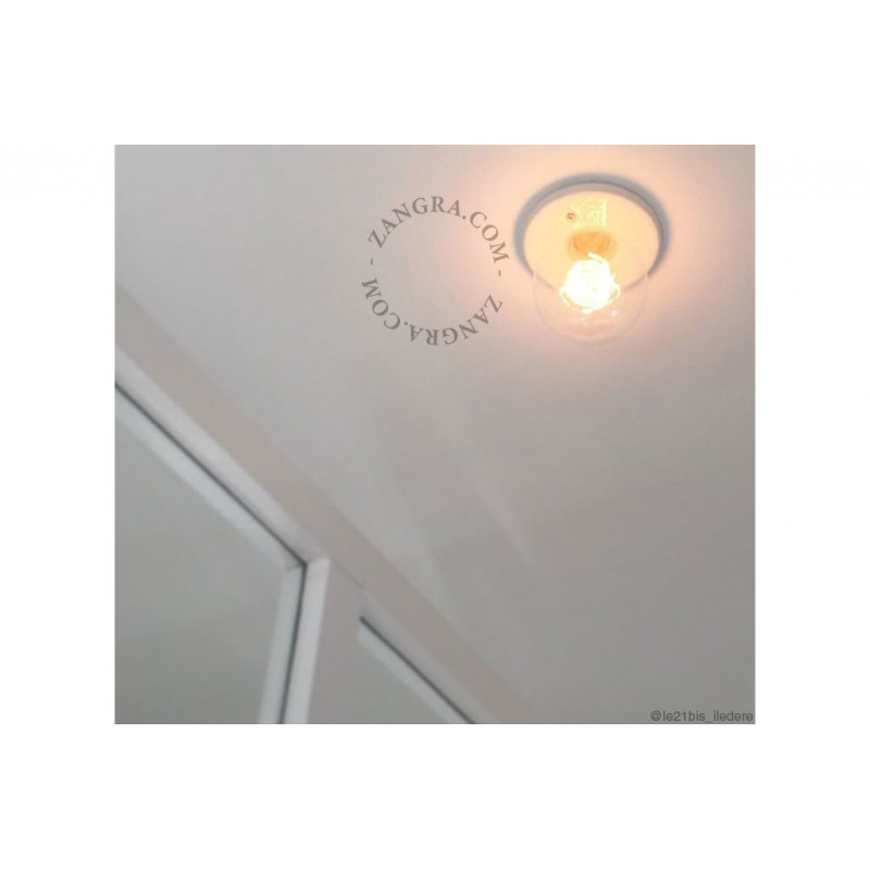 Porcelain frame 027 white Pure Porcelain light.027.w, E27 Zangra