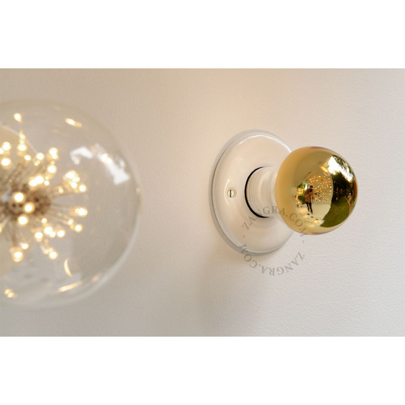 Porcelain frame 027 white Pure Porcelain light.027.w, E27 Zangra
