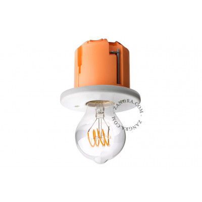 Porcelain frame 027 white Pure Porcelain light.027.w, E27 Zangra