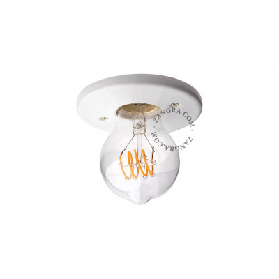 Porcelain frame 027 white Pure Porcelain light.027.w, E27 Zangra