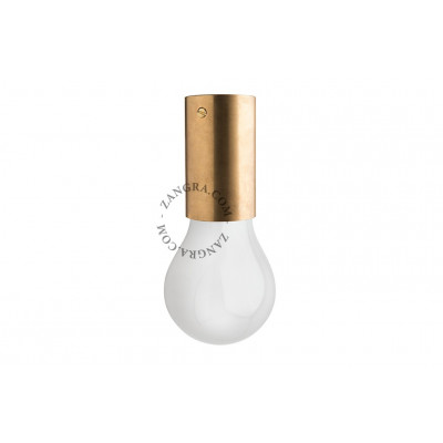 Ceiling / wall lamp brass light.030.go.001, E27 Zangra
