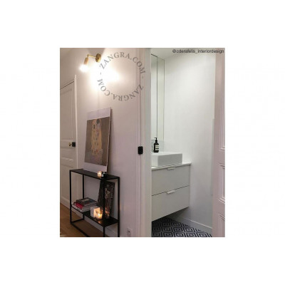 Ceiling / wall lamp brass light.030.004, E27 Zangra