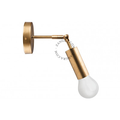 Lampa sufitowa / ścienna mosiężna light.030.004, E27 Zangra