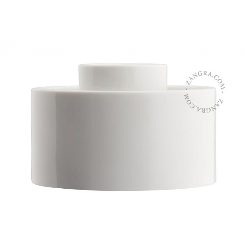 Lampa sufitowa porcelanowa biała light.005.c.w.001, E27 Zangra