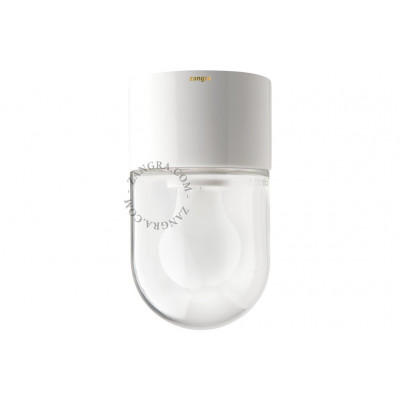 Ceiling lamp porcelain white light.005.c.w.002, E27 Zangra