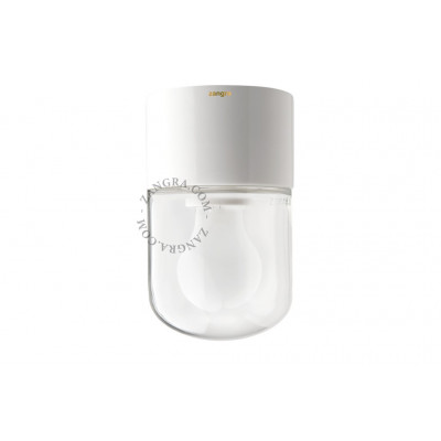 Ceiling lamp porcelain white light.005.c.w.002.bis, E27 Zangra